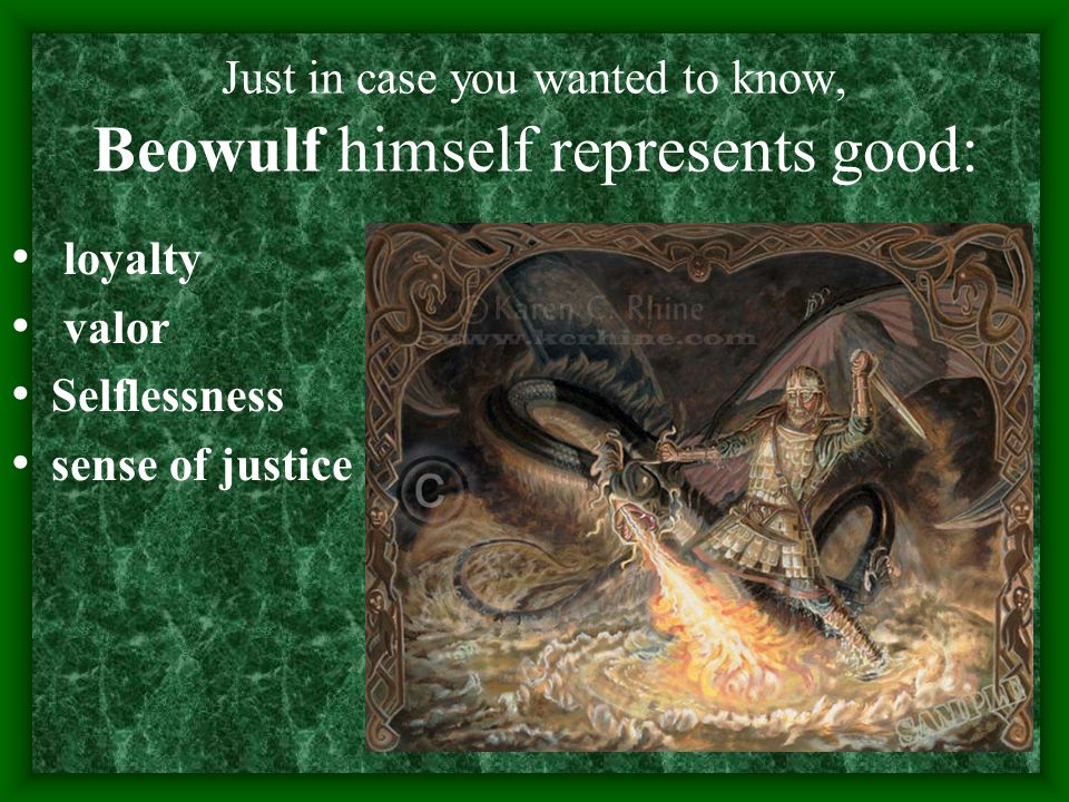The dragon (Beowulf)